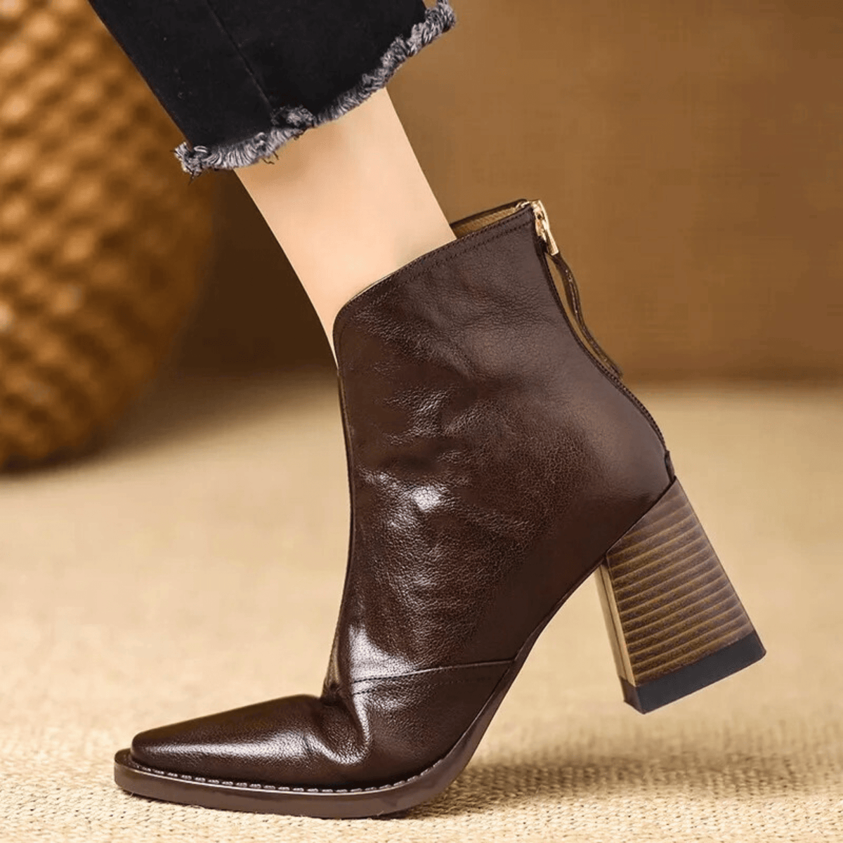 Women's Orthopaedic Back-Zip Casual Ankle Boots
